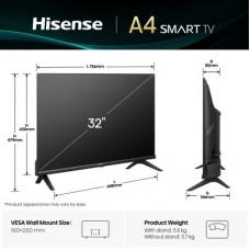 Телевізор Hisense 32A4Q - Фото
