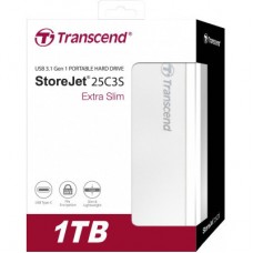 Зовнішній жорсткий диск 2.5" 1 TB Transcend (TS1TSJ25C3S) - Фото
