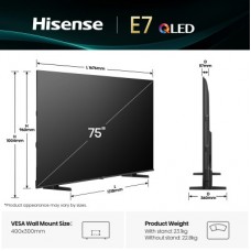 Телевізор Hisense 75E7Q - Фото