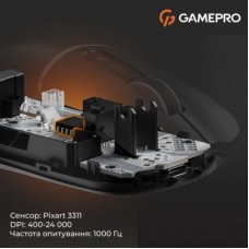 Мышка GamePro Genesis Ranker Wireless/Bluetooth/USB Black (GM012B) - Фото