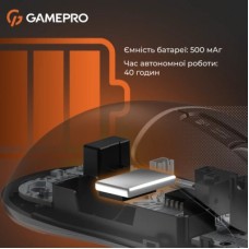 Мышка GamePro Genesis Ranker Wireless/Bluetooth/USB Black (GM012B) - Фото