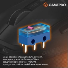 Мышка GamePro Genesis Ranker Wireless/Bluetooth/USB Black (GM012B) - Фото