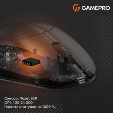 Мышка GamePro Genesis Avenger Wireless/Bluetooth/USB Black (GM096B) - Фото