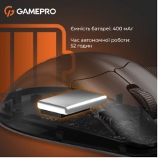 Мышка GamePro Genesis Avenger Wireless/Bluetooth/USB Black (GM096B) - Фото