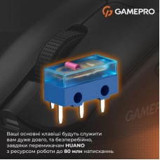 Мышка GamePro Genesis Avenger Wireless/Bluetooth/USB Black (GM096B) - Фото