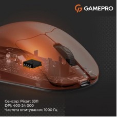 Мышка GamePro Genesis Avenger Wireless/Bluetooth/USB Orange (GM096O) - Фото