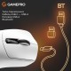 Мышка GamePro Genesis Ranker Wireless/Bluetooth/USB White (GM012W)