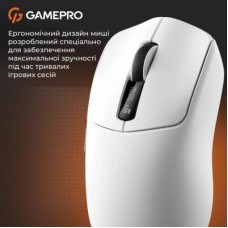 Мышка GamePro Genesis Ranker Wireless/Bluetooth/USB White (GM012W) - Фото