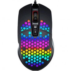 Мишка XO M4 4000 DPI RGB USB Black (XO-M4-BK)