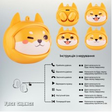 Навушники XoKo G05-face changing TWS Yellow (G05-YEL) - Фото