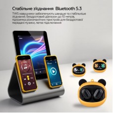 Навушники XoKo G05-face changing TWS Yellow-Black (G05-YEBK) - Фото