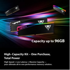 Модуль пам'яті для комп'ютера DDR5 64 GB (2x32GB) 6400 MHz Viper Elite 5 Ultra Patriot (VEU564G6432K) - Фото