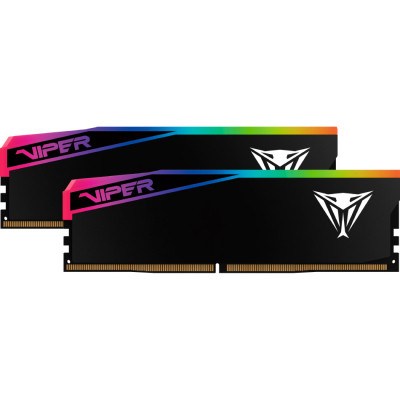 Модуль памяти для компьютера DDR5 32GB (2x16GB) 6400 MHz Viper Elite 5 Ultra RGB Patriot (VEUR532G6432K)