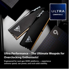 Модуль памяти для компьютера DDR5 32GB (2x16GB) 6400 MHz Viper Elite 5 Ultra RGB Patriot (VEUR532G6432K) - Фото