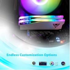 Модуль памяти для компьютера DDR5 32GB (2x16GB) 7000 MHz Viper Elite 5 RGB Patriot (PVER532G70C32KW) - Фото