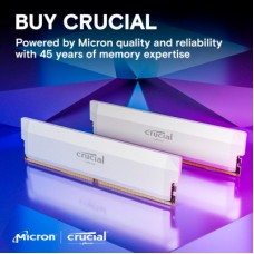 Модуль памяти для компьютера DDR5 16GB 6400 MHz Pro Overclocking White Micron (CP16G64C38U5W) - Фото