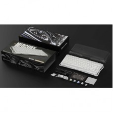 Клавиатура GravaStar Mercury K1 Lite Wireless/Bluetooth/USB UA White (GSK1LITE_WHT) - Фото