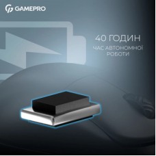 Мышка GamePro Asgard Loki Wireless/USB Black (GM022B) - Фото