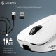 Мышка GamePro Asgard Loki Wireless/USB White (GM022W)