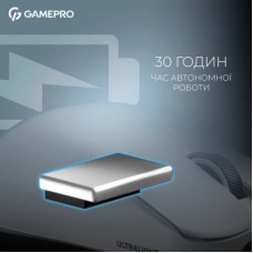 Мышка GamePro Asgard Odin 8K Wireless/USB White (GM035W) - Фото
