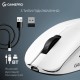 Мышка GamePro Asgard Surt Wireless/Bluetooth/USB White (GM017W)