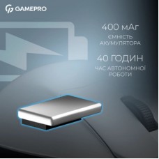 Мышка GamePro Asgard Surt Wireless/Bluetooth/USB White (GM017W) - Фото