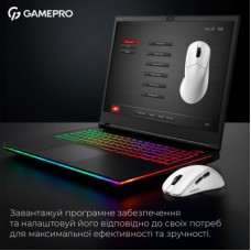Мышка GamePro Asgard Surt Wireless/Bluetooth/USB White (GM017W) - Фото