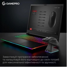 Мышка GamePro Asgard Thor Wireless/Bluetooth/USB Black (GM023B) - Фото