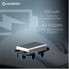 Мышка GamePro Asgard Thor Wireless/Bluetooth/USB White (GM023W) - Фото