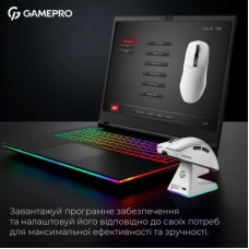 Мышка GamePro Asgard Thor Wireless/Bluetooth/USB White (GM023W) - Фото