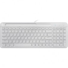 Клавіатура Maxxter KB-01W-UA USB White (KB-01W-UA) - Фото