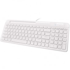 Клавіатура Maxxter KB-01W-UA USB White (KB-01W-UA) - Фото
