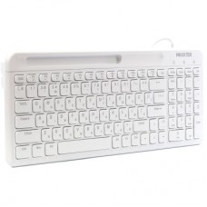 Клавіатура Maxxter KB-01W-UA USB White (KB-01W-UA) - Фото