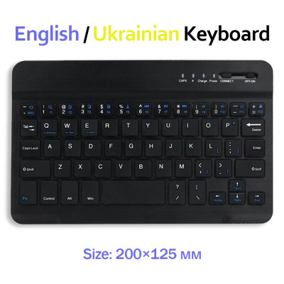 Клавиатура BeCover Bluetooth UA Black (713408)