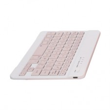 Клавіатура BeCover Bluetooth UA Pink (713411) - Фото