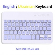 Клавіатура BeCover Bluetooth UA Purple (713409) - Фото