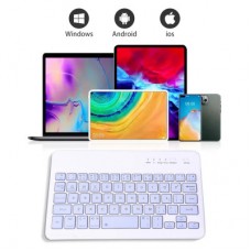Клавіатура BeCover Bluetooth UA Purple (713409) - Фото