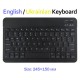 Клавіатура BeCover (245х150 мм) Bluetooth UA Black (713405)