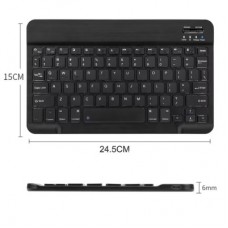 Клавіатура BeCover (245х150 мм) Bluetooth UA Black (713405) - Фото