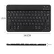 Клавіатура BeCover (245х150 мм) Bluetooth UA Black (713405)