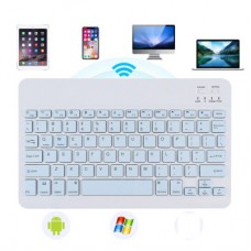 Клавіатура BeCover (245х150 мм) Bluetooth UA Light Blue (713407) - Фото