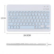 Клавіатура BeCover (245х150 мм) Bluetooth UA Light Blue (713407) - Фото