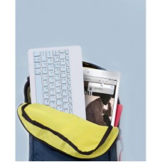 Клавіатура BeCover (245х150 мм) Bluetooth UA Light Blue (713407) - Фото