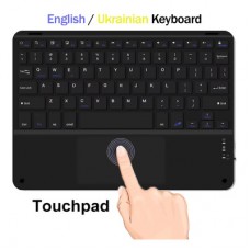 Клавіатура BeCover with TouchPad Bluetooth UA Black (713403) - Фото