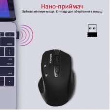 Мышка Promate Cursor Wireless Black (cursor.black) - Фото