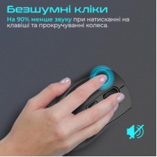Мышка Promate Samit Wireless Black (samit.black) - Фото