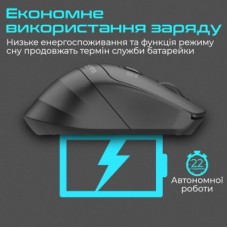 Мышка Promate Samit Wireless Black (samit.black) - Фото