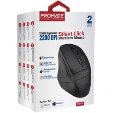 Мышка Promate Samit Wireless Black (samit.black) - Фото