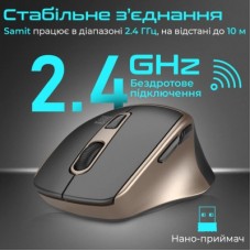 Мышка Promate Samit Wireless Gold (samit.gold) - Фото