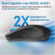 Мышка Promate Kitt Wireless Black (kitt.black) - Фото
